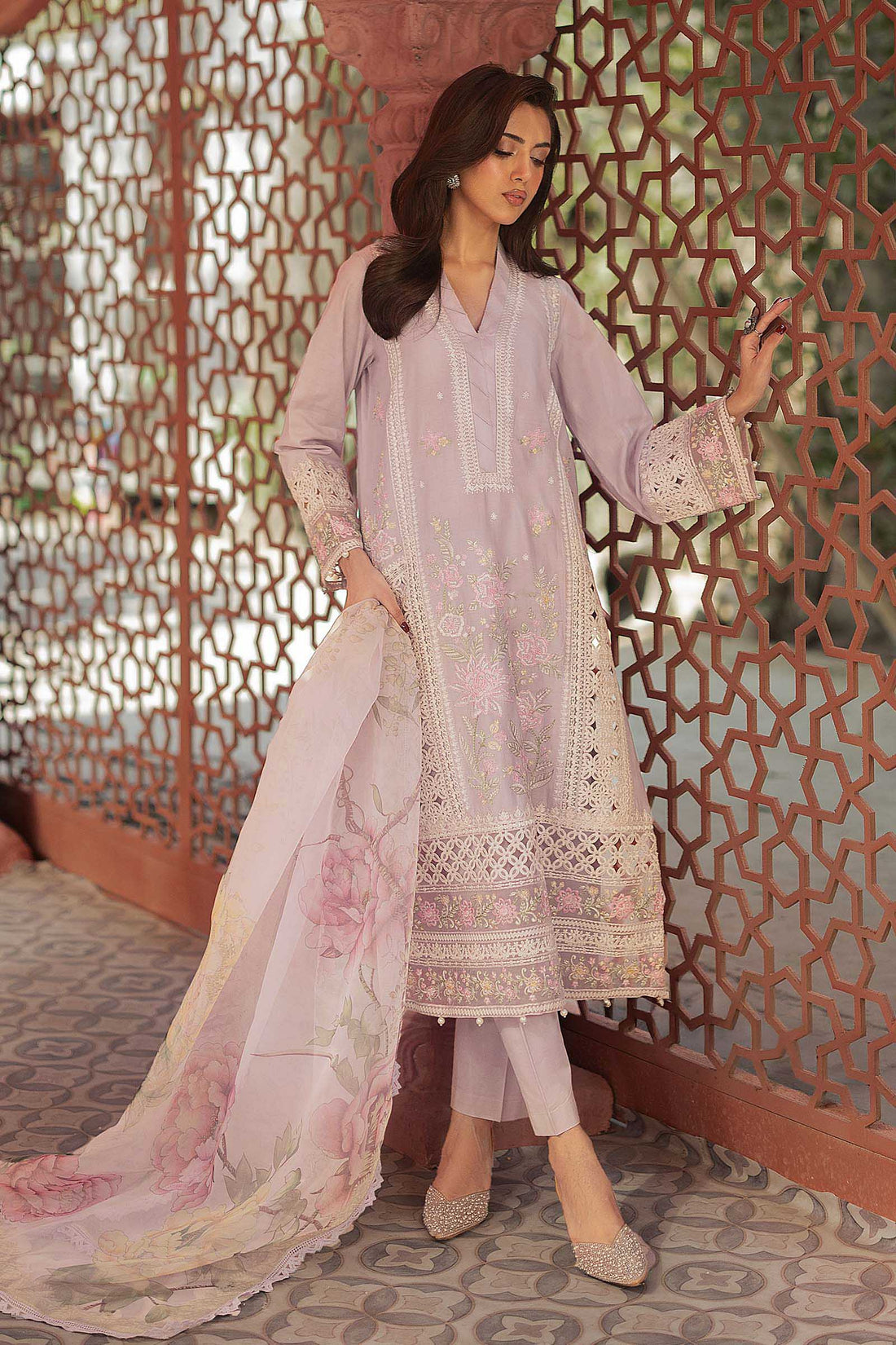 Maria B | Luxury Pret 25 | DW-EF25-151 by Maria Faisal - Registered Vendor of : Maria B - type : Ladies Clothes - 100% original wedding dresses