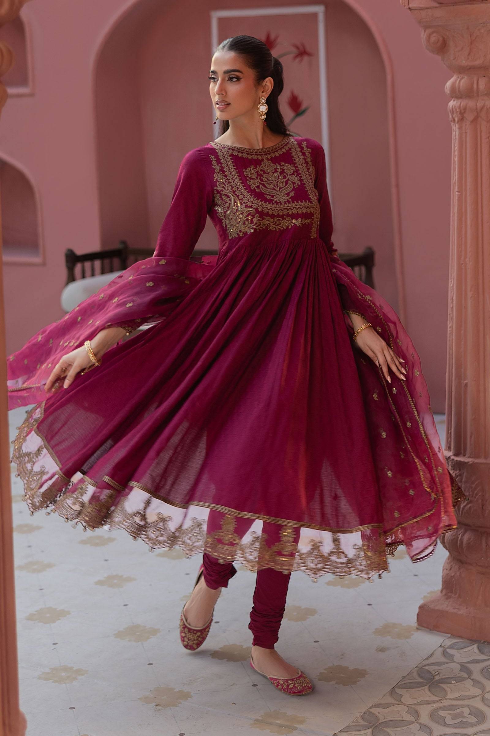 Maria B | Luxury Pret 25 | DW-EF25-43 by Maria Faisal - Registered Vendor of : Maria B - type : Ladies Clothes - 100% original wedding dresses