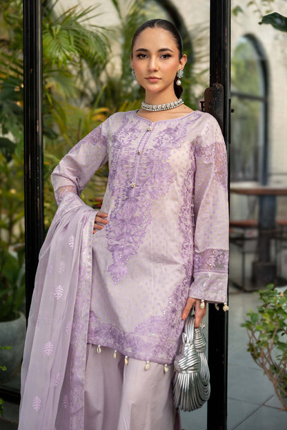 Maira B | Ready to Wear | DW-EF25-99 Lilac by Maria Faisal - Registered Vendor of : Maria B - type : Wedding Dress - 100% original wedding dresses