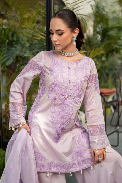 Maira B | Ready to Wear | DW-EF25-99 Lilac by Maria Faisal - Registered Vendor of : Maria B - type : Wedding Dress - 100% original wedding dresses