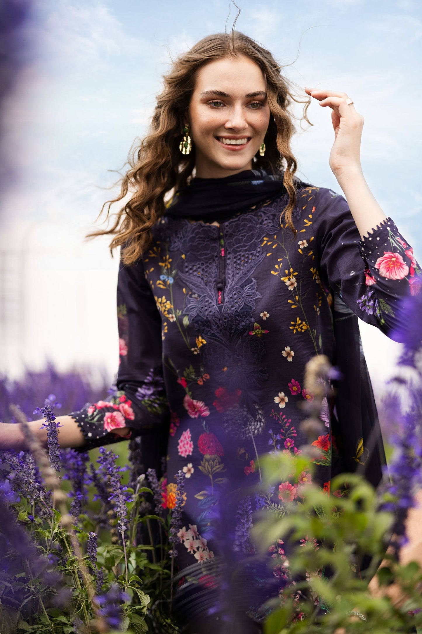 Maria B | Eid Collection Pret | DW-EF26-54 - Dress - available at Maria Faisal in UK and USA.