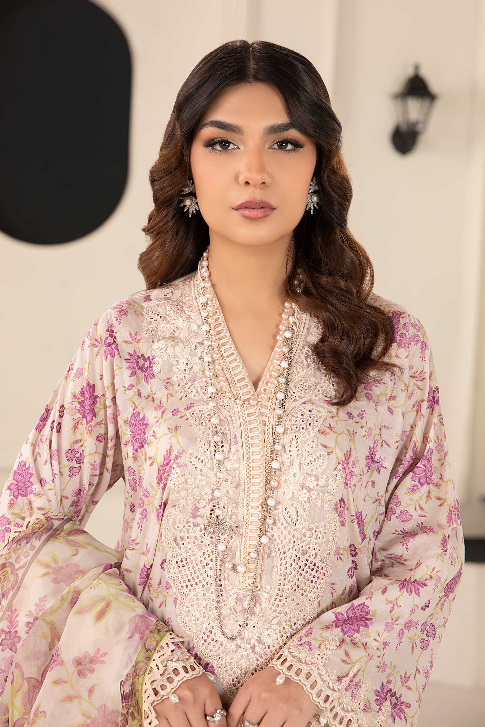 Maria B | Eid Collection 2026 | Dw-Ef24-108R1 Purple - Luxury Dress - available at Maria Faisal in UK and USA.