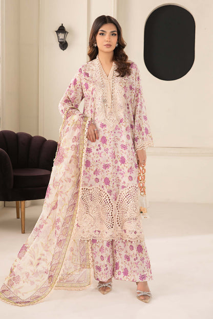 Maria B | Eid Collection 2026 | Dw-Ef24-108R1 Purple - Luxury Dress - available at Maria Faisal in UK and USA.