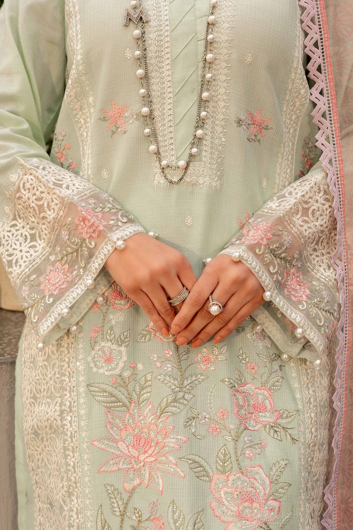 Maira B | Ready to Wear | DW-EF25-151 Ferozi by Maria Faisal - Registered Vendor of : Maria B - type : Wedding Dress - 100% original wedding dresses