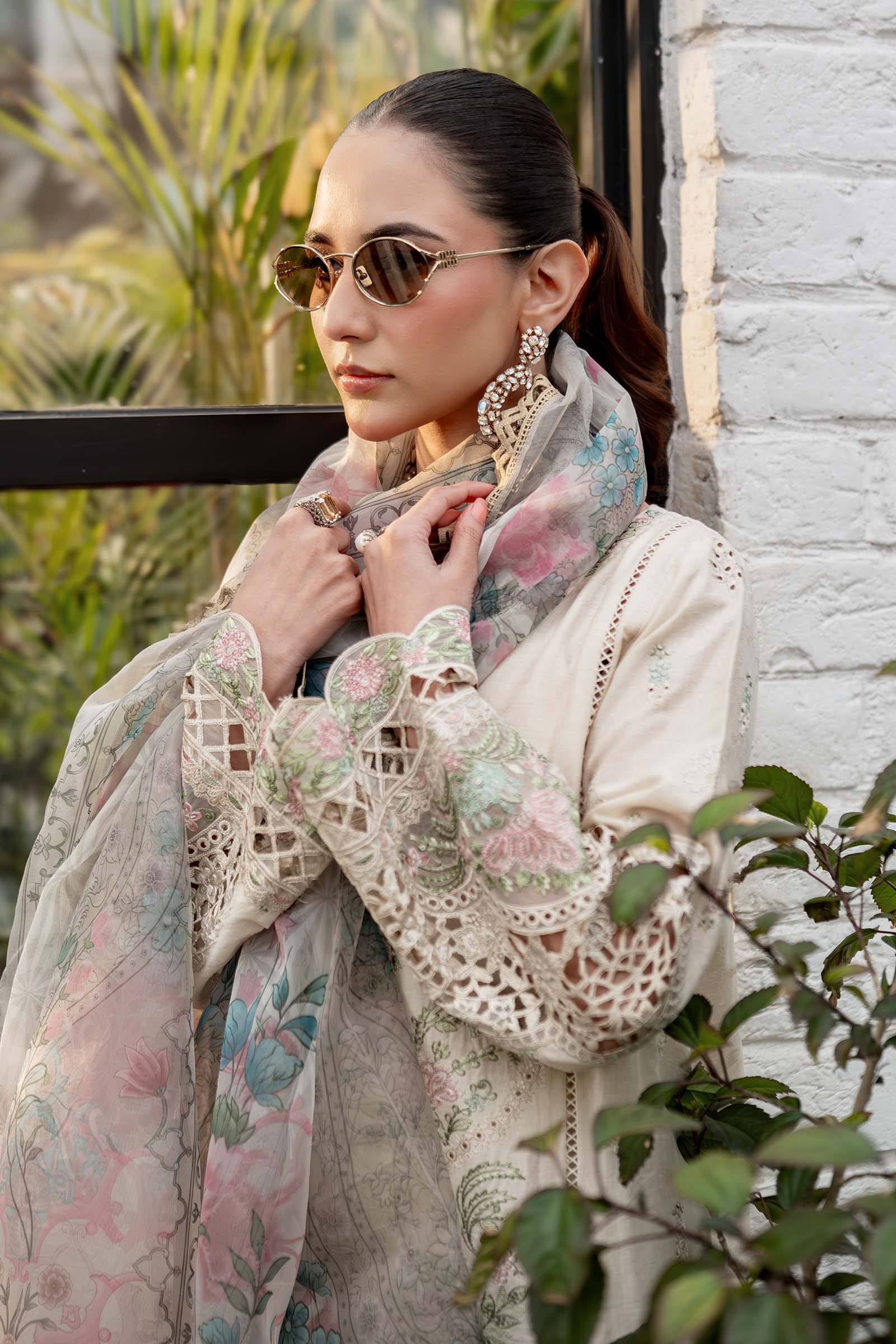 Maira B | Ready to Wear | DW-EF25-47 Off White by Maria Faisal - Registered Vendor of : Maria B - type : Wedding Dress - 100% original wedding dresses