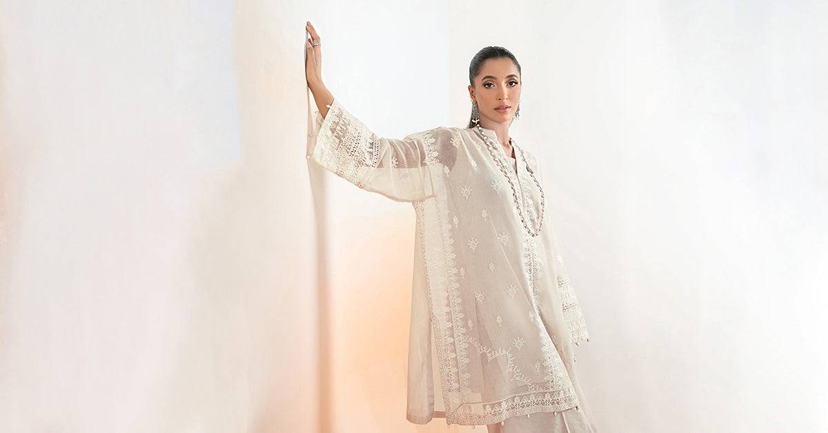 Maira B | Ready to Wear | DW-EF25-92 Off White by Maria Faisal - Registered Vendor of : Maria B - type : Wedding Dress - 100% original wedding dresses