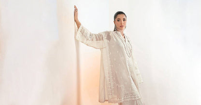 Maira B | Ready to Wear | DW-EF25-92 Off White by Maria Faisal - Registered Vendor of : Maria B - type : Wedding Dress - 100% original wedding dresses