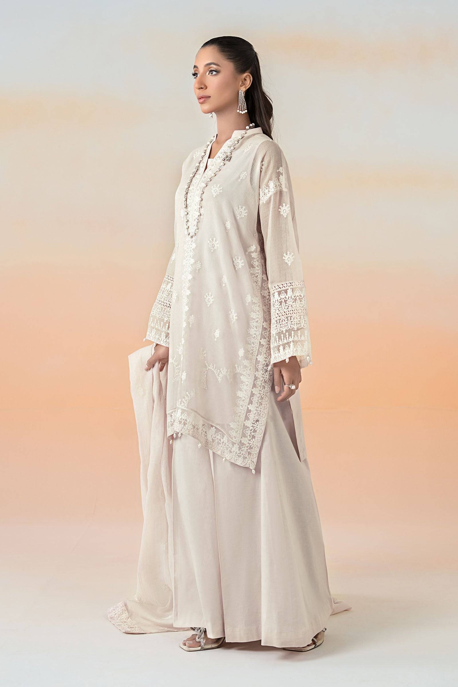 Maira B | Ready to Wear | DW-EF25-92 Off White by Maria Faisal - Registered Vendor of : Maria B - type : Wedding Dress - 100% original wedding dresses