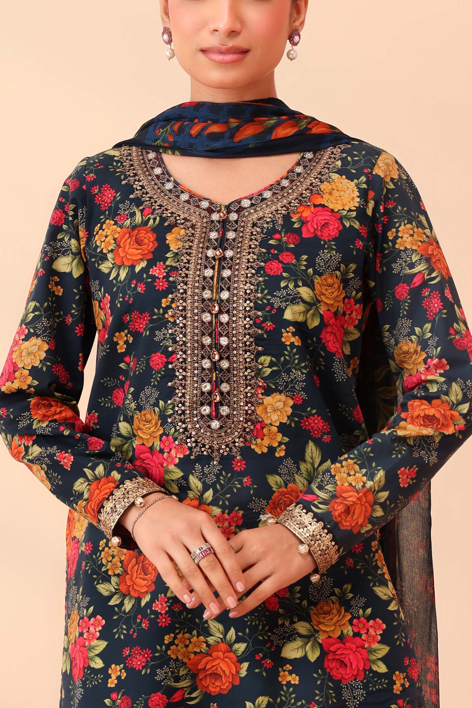 Maria B | Pre Fall 25 | Lawn Suit 11 - Ladies Clothes - Maria Faisal