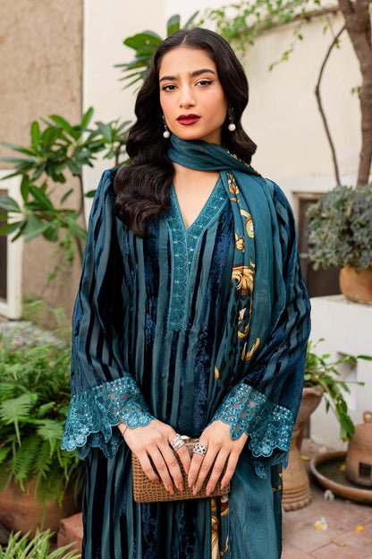 Maira B | Ready to Wear | DW-W24-173 Teal by Maria Faisal - Registered Vendor of : Maria B - type : Wedding Dress - 100% original wedding dresses