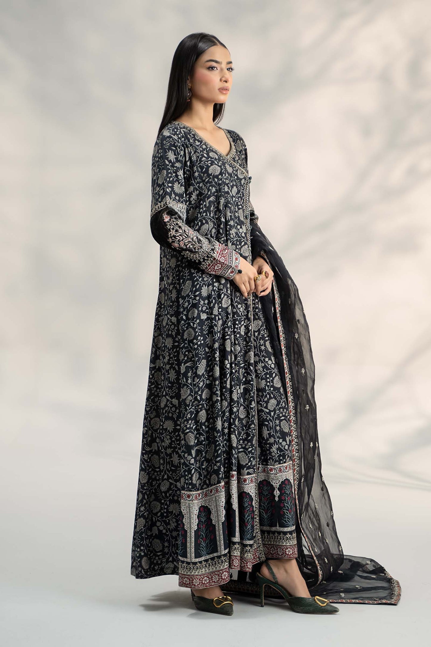 Maira B | Ready to Wear | DW-W24-89 by Maria Faisal - Registered Vendor of : Maria B - type : Wedding Dress - 100% original wedding dresses