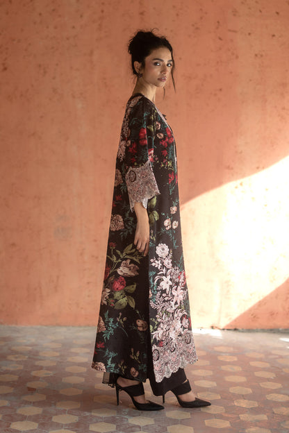 Zainab Chottani | Summer Edition 26 | Midnight Dahlia - Formal Dress - available at Maria Faisal in UK and USA.