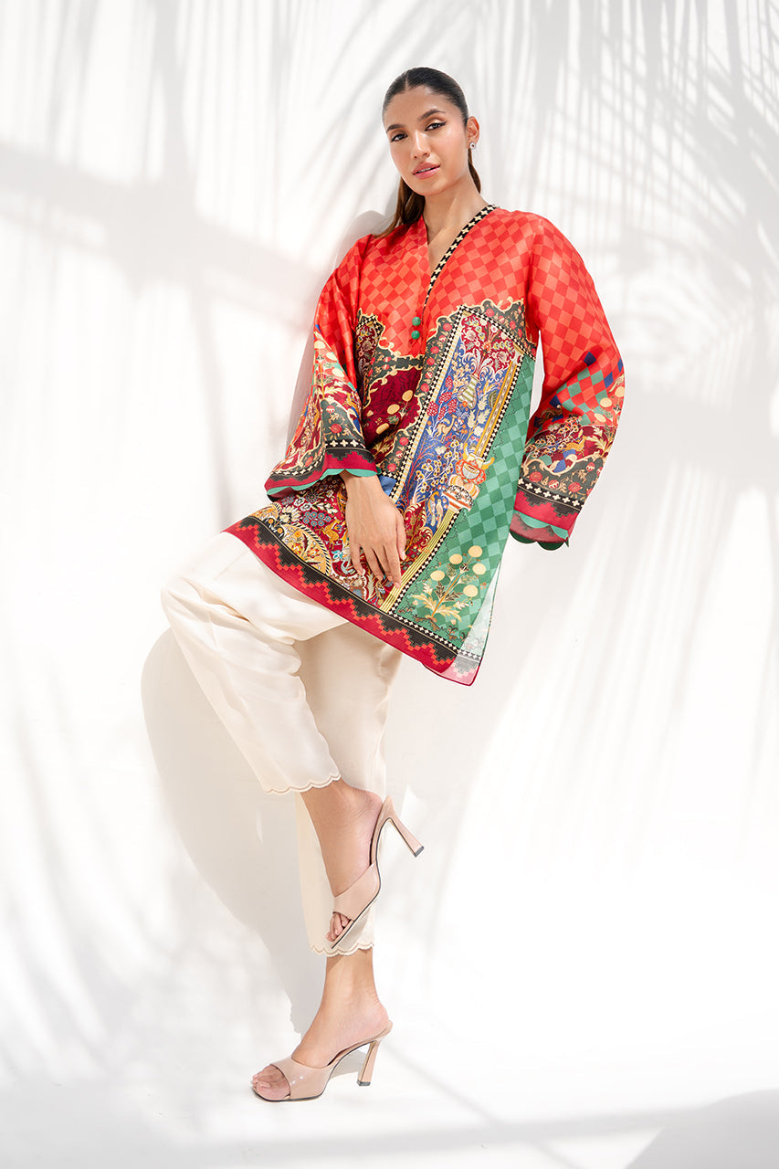 Sania Maskatiya | Summer Festive 26 | Dana (A) - Luxury Dress - available at Maria Faisal in UK and USA.