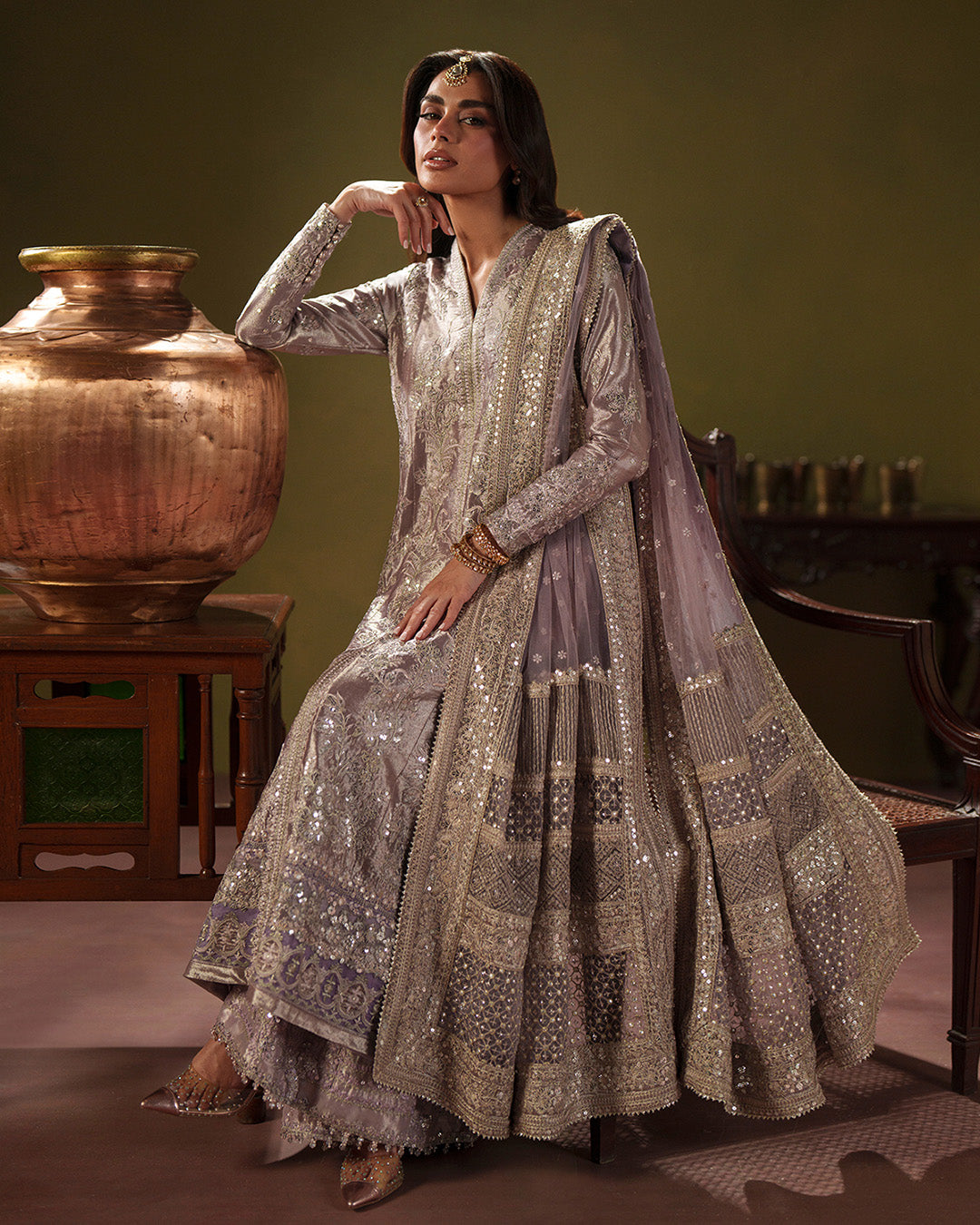 Faiza Saqlain | Lamia Wedding Formals |Dania - Wedding Dress - available at Maria Faisal in UK and USA.