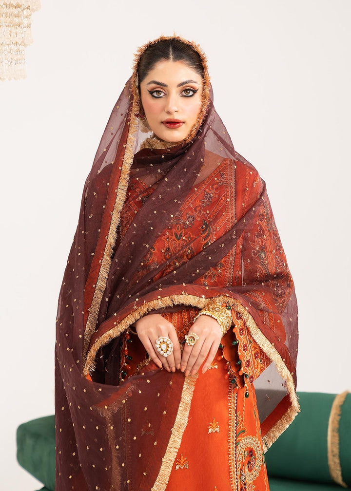 Dastoor | Sajni Luxury Eid Collection 24 | Ruby - Waniyas