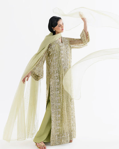 Mushq | Fleur Luxury Formals | Dellaby - Formal Dress - available at Maria Faisal in UK and USA.