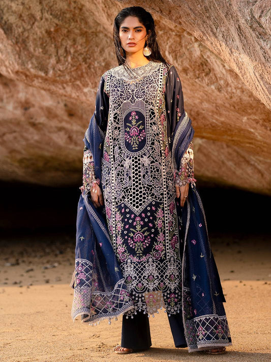 Mahnur | Sirena Luxury Lawn 25 | Derya by Maria Faisal - Registered Vendor of : Mahnur - type : Ladies Clothes - 100% original wedding dresses