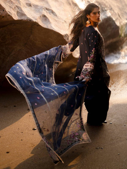 Mahnur | Sirena Luxury Lawn 25 | Derya by Maria Faisal - Registered Vendor of : Mahnur - type : Ladies Clothes - 100% original wedding dresses