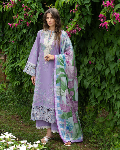 Mushq | Hemline the Secret Garden | Dewdrop Dance - Luxury Dress - available at Maria Faisal in UK and USA.