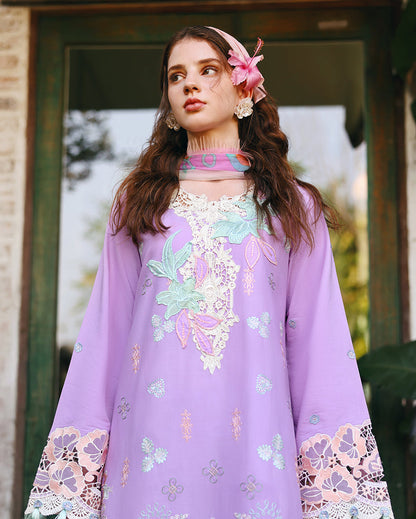 Mushq | The Secret Garden Lawn | Dewspell - Luxury Dress - available at Maria Faisal in UK and USA.