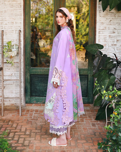 Mushq | The Secret Garden Lawn | Dewspell - Luxury Dress - available at Maria Faisal in UK and USA.