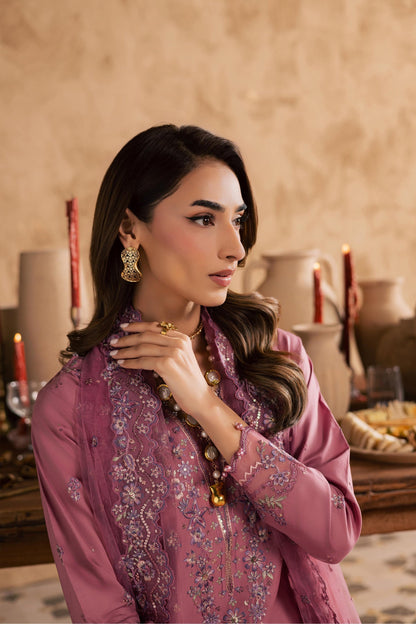 Batik | Festive Eid 26 | Dhinara - Luxury Dress - available at Maria Faisal in UK and USA.