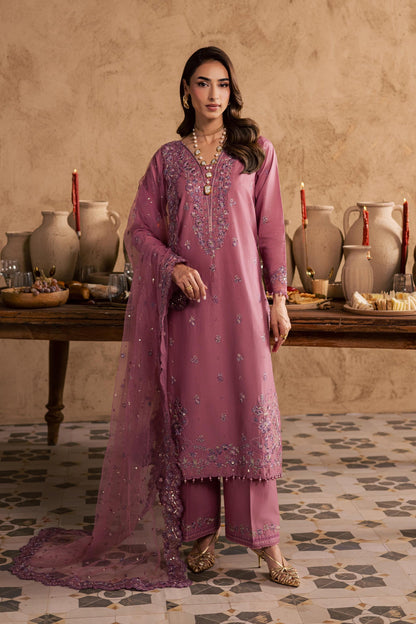 Batik | Festive Eid 26 | Dhinara - Luxury Dress - available at Maria Faisal in UK and USA.