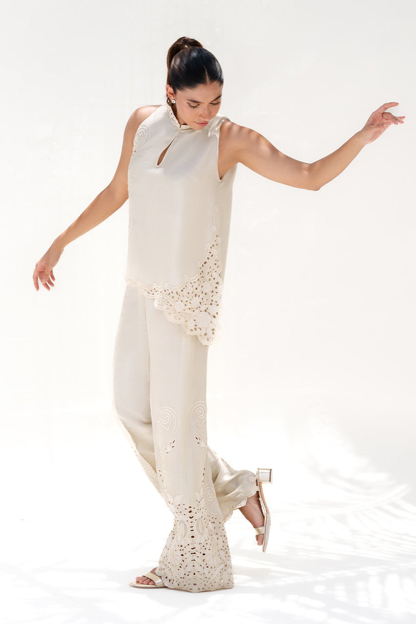 Sania Maskatiya | Summer Festive 26 | Dimah - Luxury Dress - available at Maria Faisal in UK and USA.