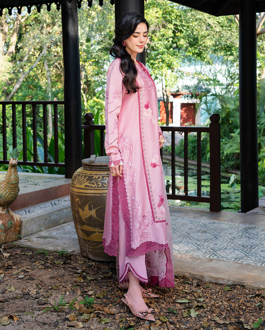 Mushq | La Toscana Casual Pret | Dolce Meadow - Luxury Dress - available at Maria Faisal in UK and USA.