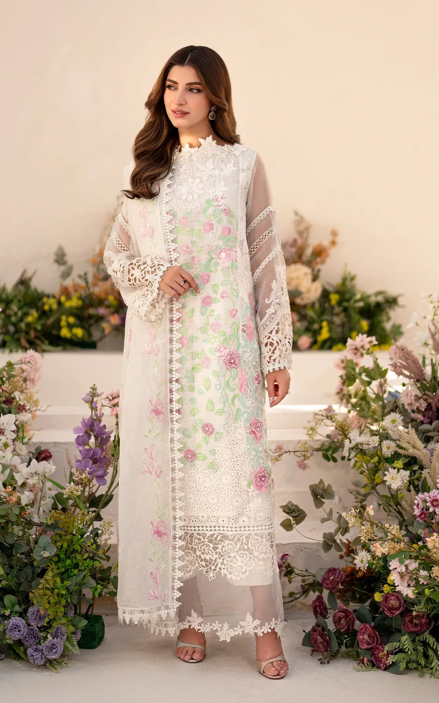 Asifa and Nabeel | Azalia Summer 25 | Dove (AZL25-03) by Maria Faisal - Registered Vendor of : Asifa and Nabeel - type : Ladies Clothes - 100% original wedding dresses