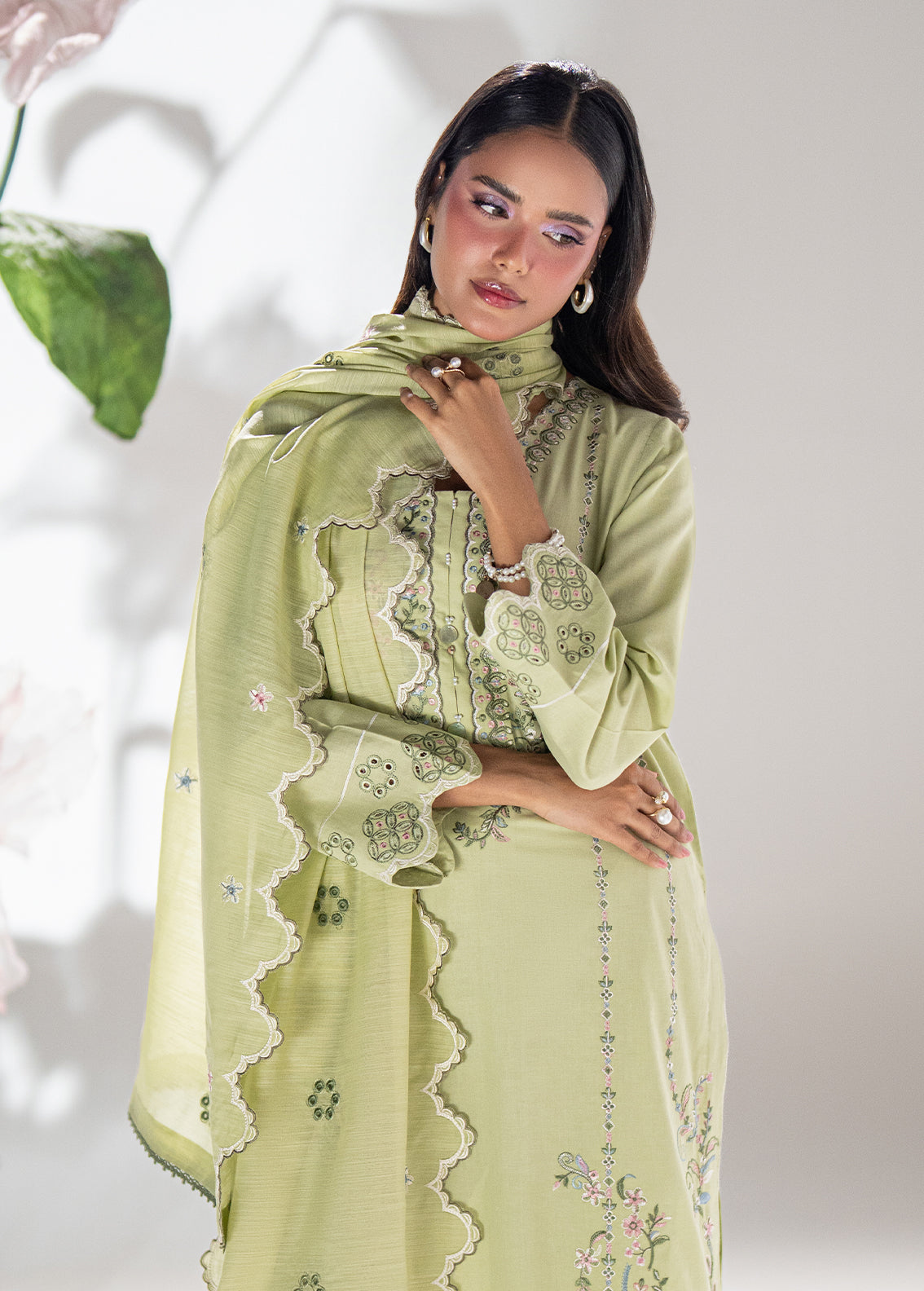 Sahane | Blush n Bliss Premium | LP63001 Mint Blush - Formal Dress - available at Maria Faisal in UK and USA.