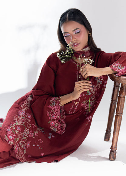 Sahane | Blush n Bliss Premium | LP63003 Mulberry - Casual Dress - available at Maria Faisal in UK and USA.