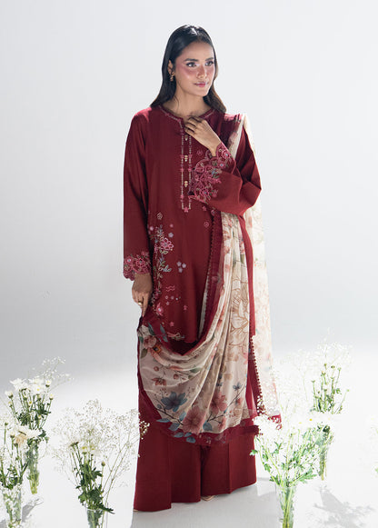 Sahane | Blush n Bliss Premium | LP63003 Mulberry - Casual Dress - available at Maria Faisal in UK and USA.