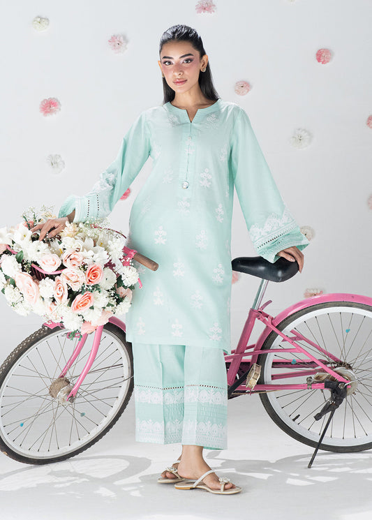 Sahane | Blush n Bliss Premium | LP63002 Bluebel - Casual Dress - available at Maria Faisal in UK and USA.