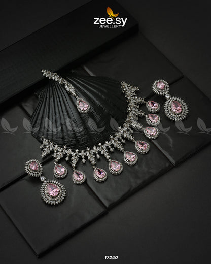 Drop Cut Necklace - Necklace Sets 