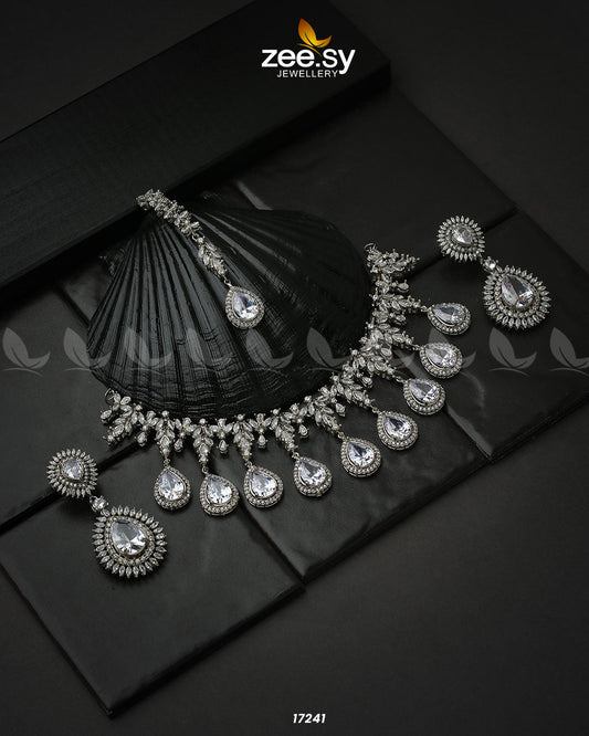 Drop Cut Necklace - Necklace Sets 