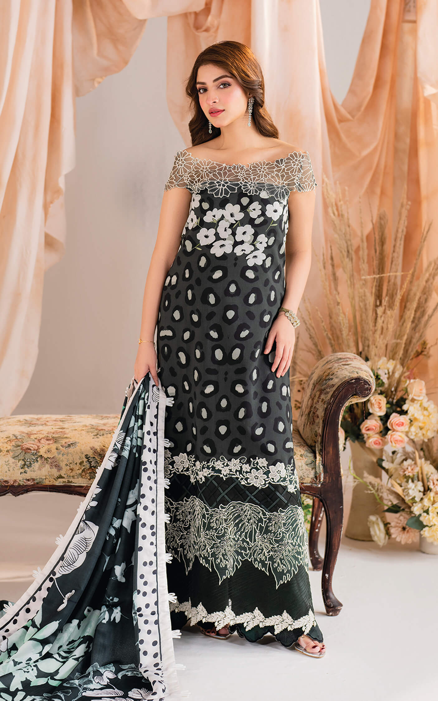 Asifa and Nabeel | Winter Meraki 24 | Dusk-MW-07 - Designer Dress with Intricate embroidery and embellishments. Shop elegent wedding dress at Maria Faisal.