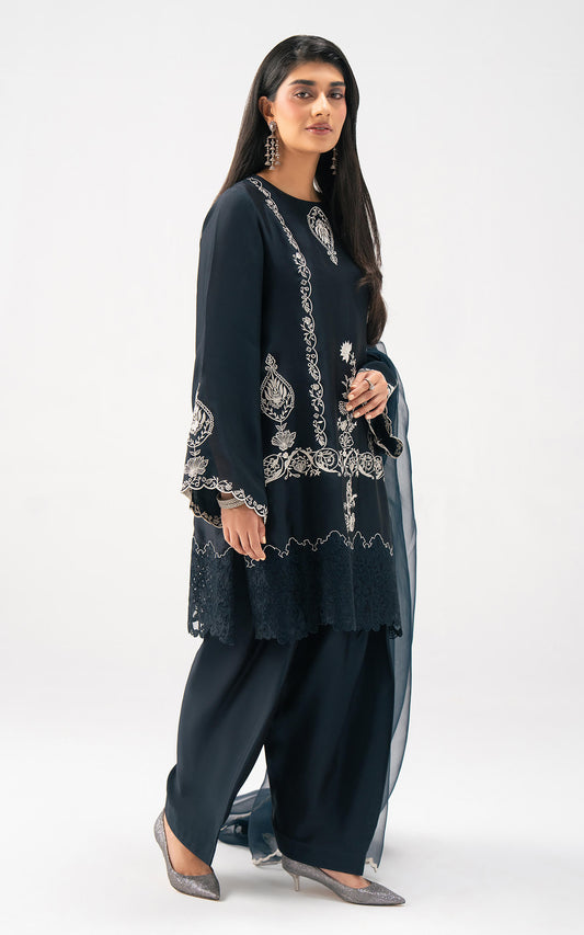 Asifa and Nabeel | Celevara Luxe | Dusky Allure - Luxury Dress - available at Maria Faisal in UK and USA.