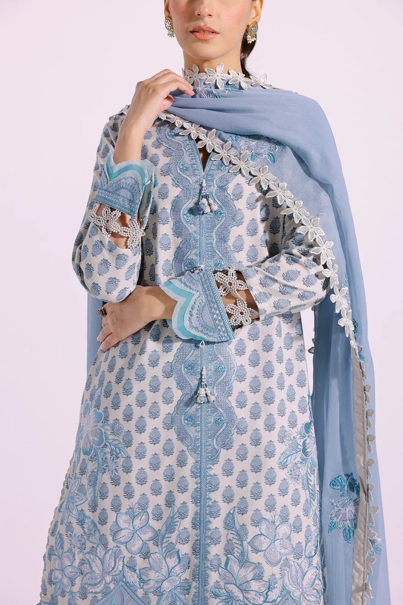 Ethnic | Rozana Collection SS 24 | E0413/203/615 - Ladies Clothes - Maria Faisal