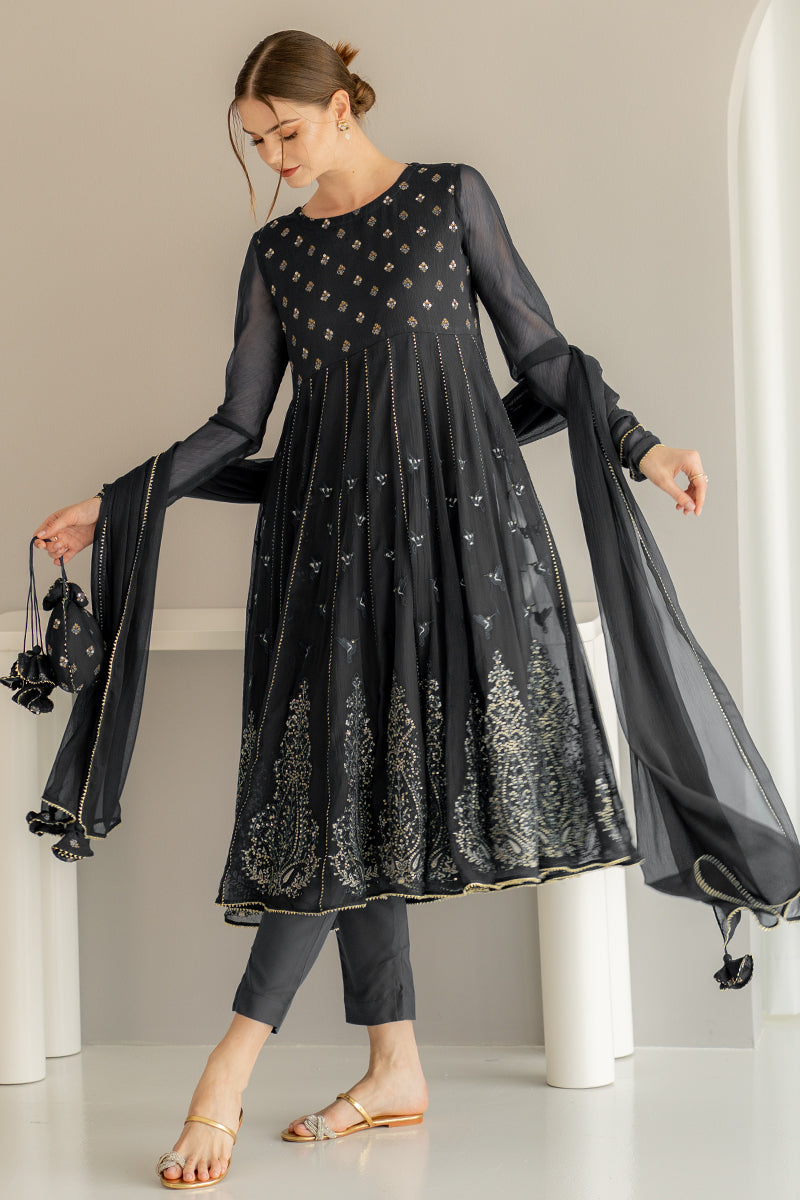 Ego | Diva Premium | ANAARKALI 3 PIECE - Ladies Clothes - Maria Faisal