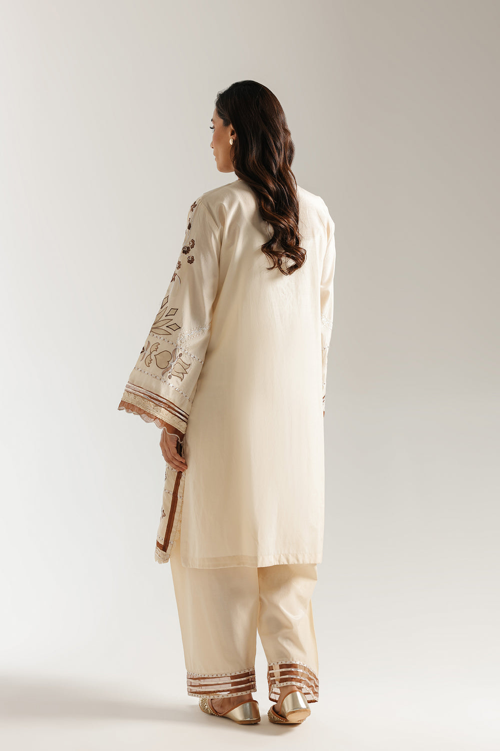 Ethnic | Rozana Collection 25 | Embroidered Dress 22A - Ladies Clothes - Maria Faisal