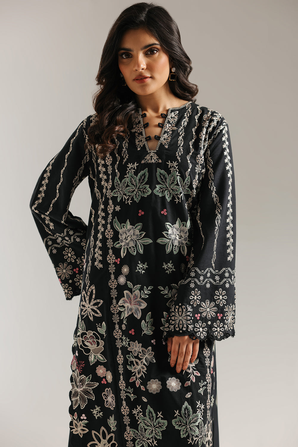 Ethnic | Rozana Collection 25 | Embroidered Dress 20A - Ladies Clothes - Maria Faisal