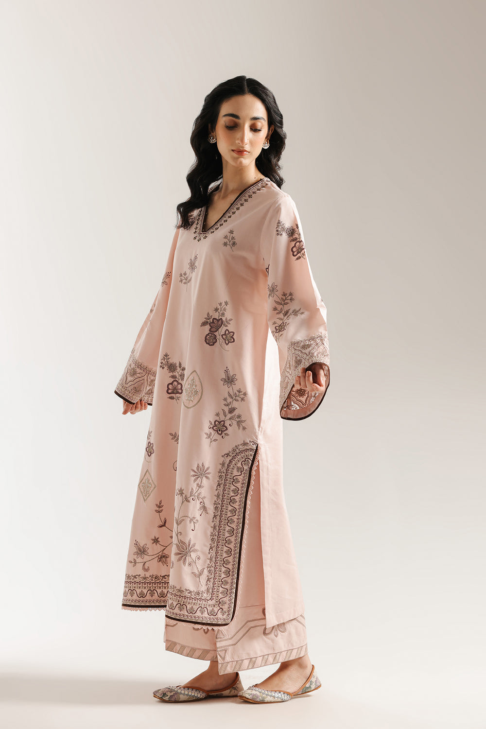 Ethnic | Rozana Collection 25 | Embroidered Dress 15A - Ladies Clothes - Maria Faisal