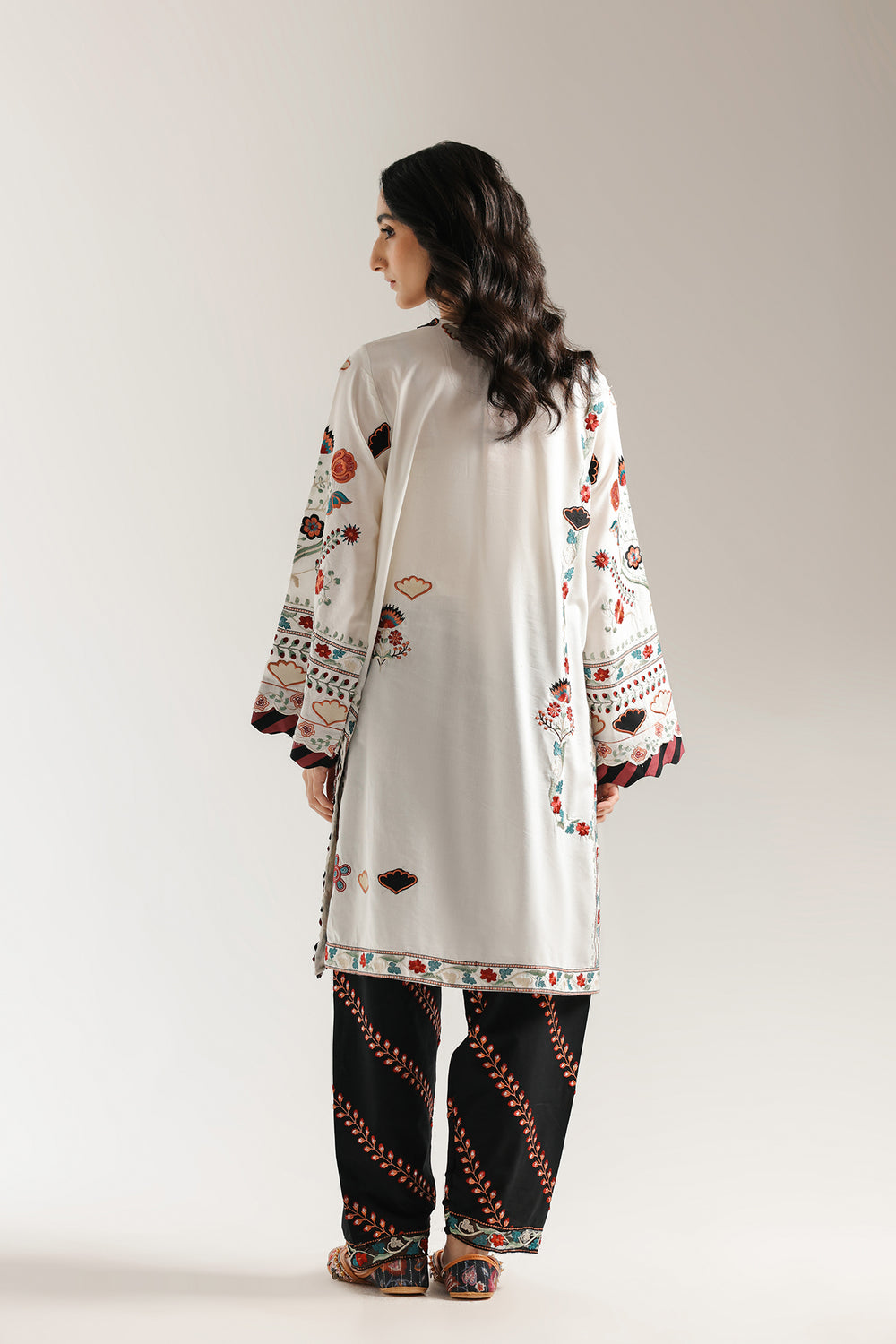 Ethnic | Rozana Collection 25 | Embroidered Dress 19A - Ladies Clothes - Maria Faisal