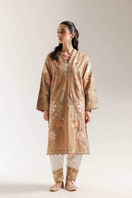 Ethnic | Rozana Collection 25 | Embroidered Dress 12A - Ladies Clothes - Maria Faisal