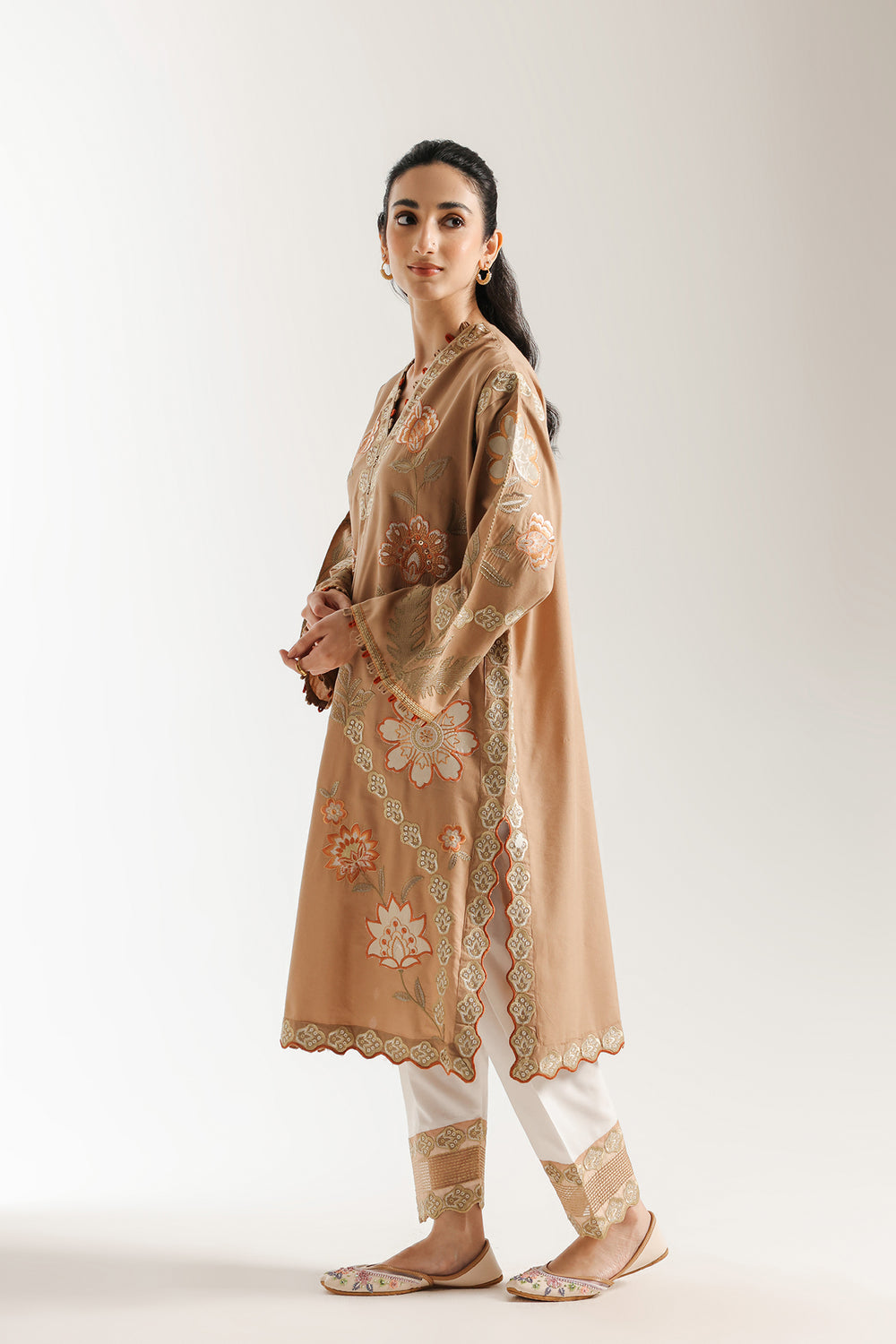 Ethnic | Rozana Collection 25 | Embroidered Dress 12A - Ladies Clothes - Maria Faisal