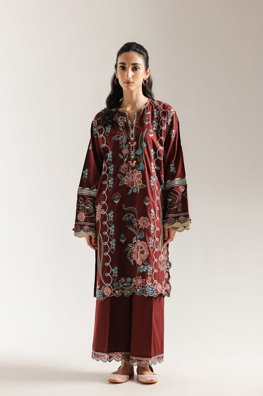 Ethnic | Rozana Collection 25 | Embroidered Dress 11A - Ladies Clothes - Maria Faisal
