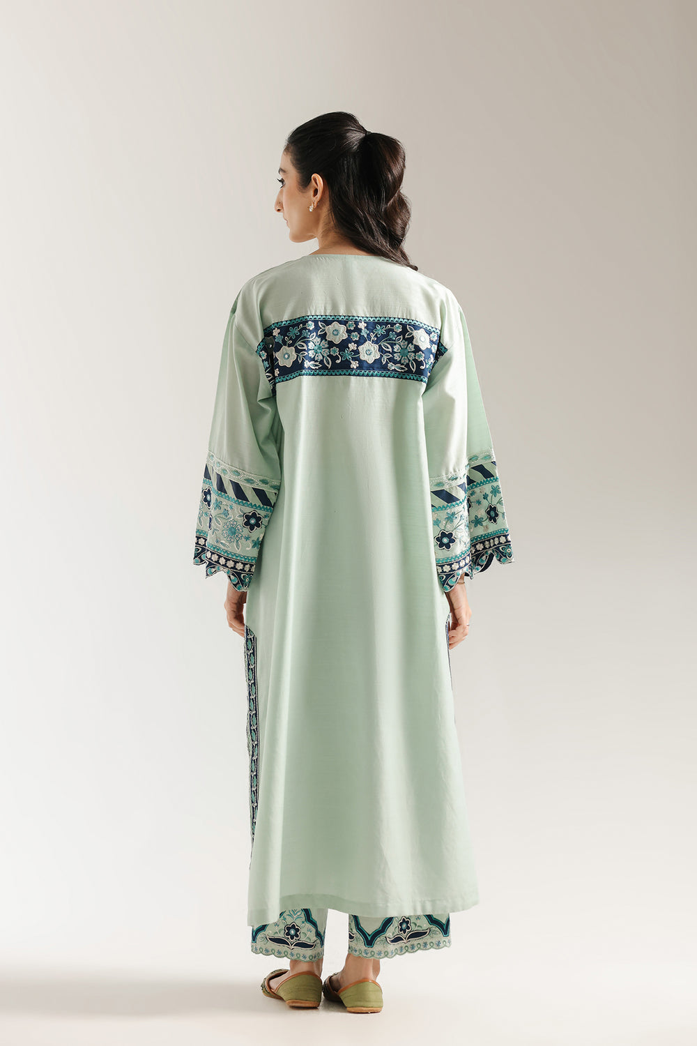 Ethnic | Rozana Collection 25 | Embroidered Dress 24A - Ladies Clothes - Maria Faisal