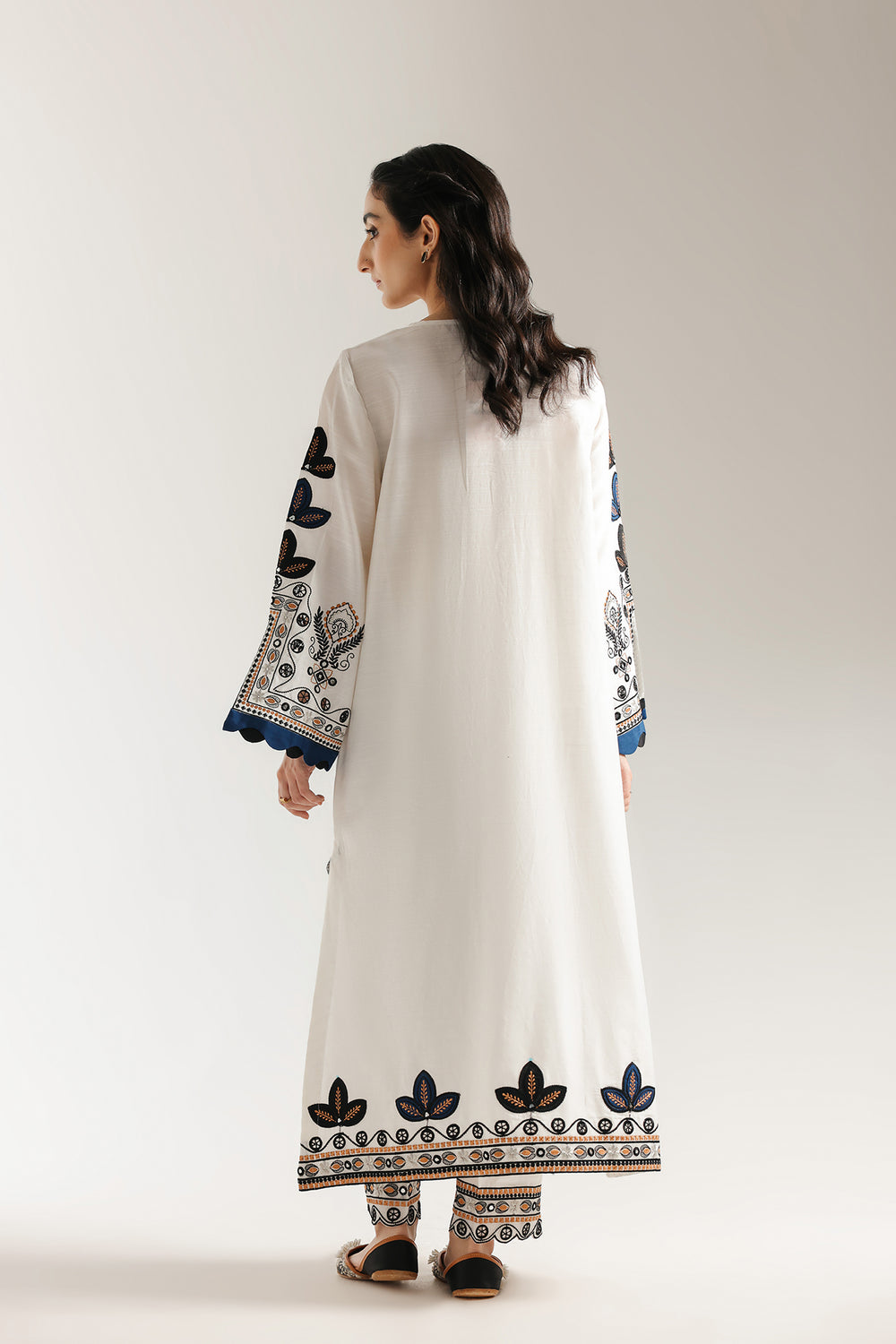 Ethnic | Rozana Collection 25 | Embroidered Dress 10A - Ladies Clothes - Maria Faisal