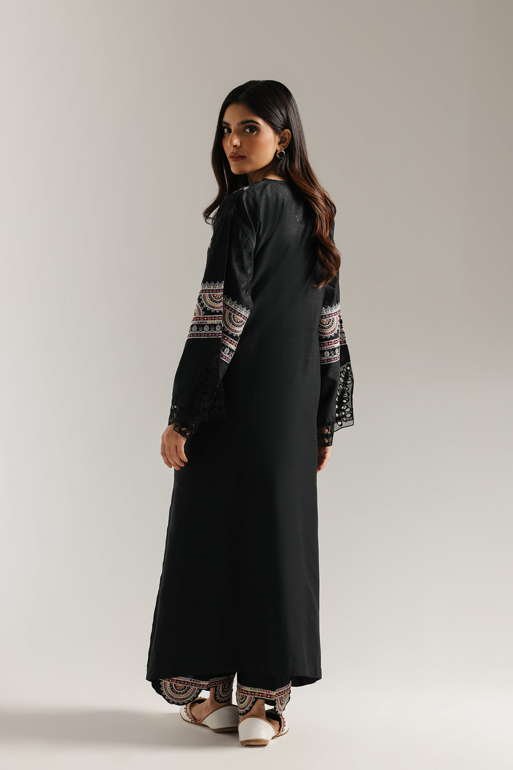 Ethnic | Rozana Collection 25 | Embroidered Dress 18A - Ladies Clothes - Maria Faisal